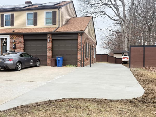 Concrete Driveway — Gaithersburg, MD
